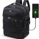 Aerolite AA & Delta Airlines Travel Backpack for Adults - Maximium Size Personal Item Backpack 18x14x9 with YKK Zippers | Lightweight & Eco Friendly Shoulder Backpack with USB Charging Port