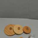 3 Bubble Coat Hooks Wood Round Wall Hook Wooden Wall Mounted Hangers Clothes Scarf Hat Bag Towel Decoration Design Modern