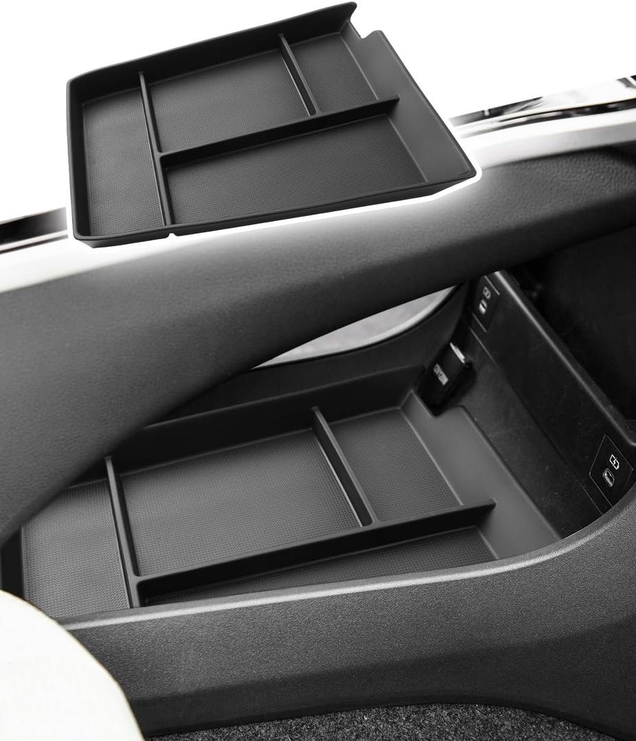 CDEFG for Toyota bZ4X/Subaru Solterra 2023-2025 Accessories Lower Center Console Storage Tray Bottom Organizer 2023 2024 2025