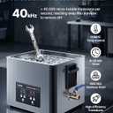 VEVOR 15L Ultrasonic Cleaner, Professional Ultrasonic Cleaner Machine with Cleaning Basket & Digital Display, 240W Stainless Steel 40kHz Industrial Cleaning Machine for Parts, Carburetors, Instruments