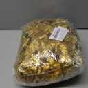 Youeon 100 Pcs 3.5 Inch Gold Artificial Rose Heads with Stems, Silk Rose Faux Flower Heads Bulk for DIY Wedding Bouquets, Party Table Centerpieces, Home Decor, Craft Floral Arrangements