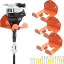 Trimmer Rack Wall Mount Heavy Duty Weedeater Hanger for Garage Wall Bracket Garage Organizer Weed Eater Hanger for Grass Trimmer, Garden Tools 3 Pack