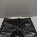 Genuine Leather Full Grain Motorbike Leather Pant, Motorcycle Style (40, Black)