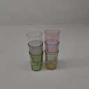 Unbreakable Premium Tumbler Drinking Glasses Polycarbonate Plastic Glassware 6 Assorted Colors Dishwasher Safe Highball Cup Set of 6 (10.1 Oz)
