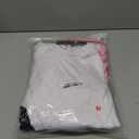 Ficerd 3 Pack 3/4 Sleeve Tops for Women Round Neck Dressy Basics Tees Casual Trendy Loose Fit T Shirts (Small)