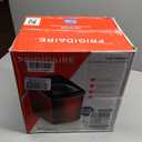 Frigidaire Counter top Portable, 26 lb per Day Nugget Ice Maker Machine (Red Stainless Steel)