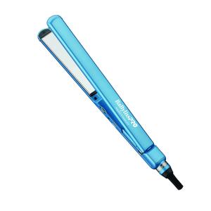 BabylissPRO Nano Titanium Ultra-Thin Hair Straightener, Professional Flat Iron For All Hair Types (1 inch, Blue)
