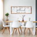 42x15 Inch Wooden Wall Art with Title The Best Memories Are Made Gathered Around The Table, Rustic Farmhouse Dining Room Wall Decor, Large Framed Kitchen Wall Art for Home Decor, Wooden Sign for Above Dining Table(White)