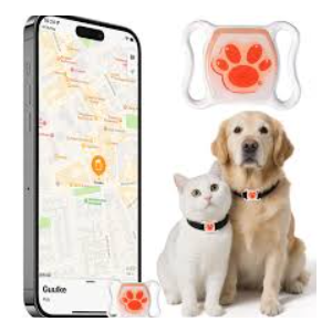 Cat Tracker for Indoor & Outdoor Cats – Lightweight Pet Locator Tag with Unlimited Range – No Subscription or Monthly Fee – Kitten Finder with RealTime Alerts, Easy to Use