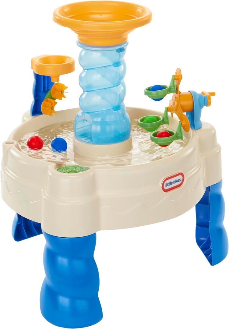 Little Tikes Spiralin' Seas Waterpark Play Table, Multicolor