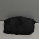 Men's Baggy Cargo Pants Vintage Casual Drawstring Parachute Pant Loose Fit Jogger Streetwear Pants with Pockets (X-Large, Black)