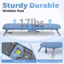 APEXCHASER Ironing Board Small with Iron Holder, Tabletop Small Iron Board with 2 Heat Resistant Ironing Covers, Portable Tabletop Ironing Board with Non-Slip Feet for Home Travel Use