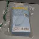 Clearbody Organics 100% Organic Cotton Gloves - 5 Pairs of White Gloves, M - Hand Moisturizer - Sleeping Mitts for Dry Hands - Washable Cotton Liners for Men & Women