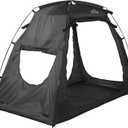 ALAKAI Indoor Portable Bed Tent Light Reducing Canopy  Quick Set-up Breathable and Lightweight Sleeping  Twin Bed Dream Tent for Indoor/Outdoor Use for Kids and Adults