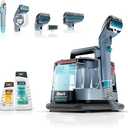 Shark Carpet Cleaner Machine, Portable Upholstery StainStriker, Spot, Odor & Stain Remover, 2 Carpet Cleaner Solutions, 4 Tools, Perfect for Pet Hair, Carpet, Area Rugs, Couches, Nordic Blue, PX202BRN