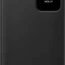 Samsung Galaxy S22 S-View Flip Cover, Protective Phone Case, Tap Control, Cutting Edge Design, US Version, Black, (EF-ZS901CBEGUS)