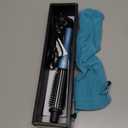 Farery Mini Thermal Brush 3 Temperature Adjustable, 3/4 Inch Travel Curling Iron for Short Hair, Heated Round Brush for Touch-ups and Small Curls, Lightweight Curling Wand for Thin Hair, Dual Voltage (Blue)