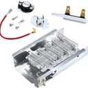 AMI PARTS 279838 W10724237 Dryer Heating Element Fit for Whirlpool Kenmore Maytag Amana Electric Cabrio Roper Dryer 70 80 Series Model 110 Dryer Parts WED4815EW1 NED4655EW1 8565582 3403585 AP3094254