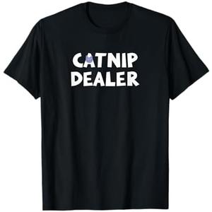 Catnip Dealer Funny Cat T-Shirt T-Shirt, Size 2XL
