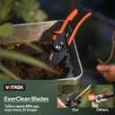 VOTREK Pruning Shears, [Patented Stepless Handle Opening] - Garden Clippers with Ultra-Sharp SK5 Steel for Weak Hand, Bonsai Scissor Universal Fit for All Hand Sizes, Effortlessly Cut 1-Inch Branches