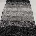 OLANLY Bathroom Rugs Mat 30x20, Extra Soft Absorbent Microfiber Bath Rugs, Rubber Backing, Quick Dry, Machine Washable Bath Mats for Bathroom Floor, Tub, Shower and Home Decor Accessories, Black