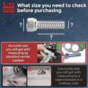 50pcs Socket Head Cap Screws - [1/4"-20 x 1/2"] UNC 304 Stainless Steel Allen Socket Drive for Electrical Motor 3D Printing Fan Engine Replacement Use, Silver