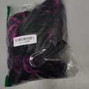 Topcosplay Women Wig Purple Mixed Red Halloween Costume Cosplay Wigs with Braid