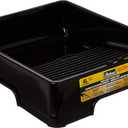 Richard 92067 HeavyDuty Jumbo Plastic Tray 91/2", 4Liter (1 gallon) , Black