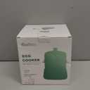 Hard Boiled Egg Cooker - CACHOO 14-Egg Rapid Stainless Steel Egg Boiler with 30-Min Timer & Auto Shut Off, Compact Electric Vegetable Steamer for Cooking, Dishwasher Safe, Retro Green (2-Tier)