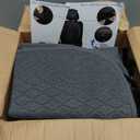 2 Pack Linen Front Car Seat Covers for Cars, Breathable Linen Car Seat Protector Fit Four Seasons, Non-Slip Car Seat Pad for Most Vehicles (2Pack Dark Grey)