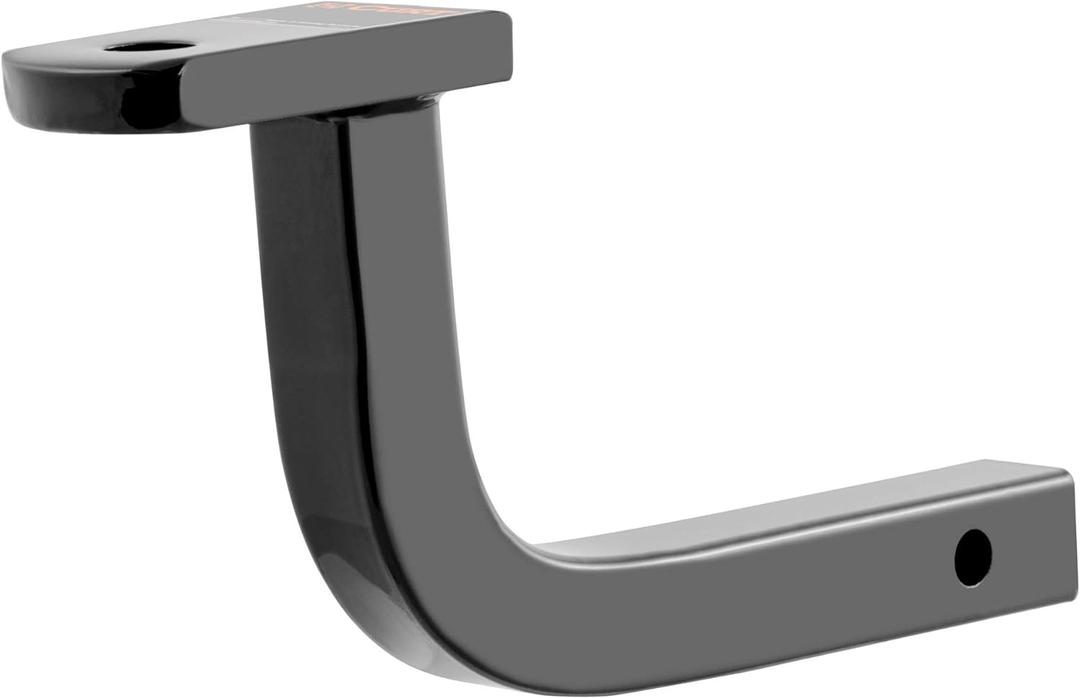 CURT 45014 Class 2 Trailer Hitch Ball Mount, Fits 1-1/4-Inch Receiver, 3,500 lbs, 3/4-Inch Hole, 5-Inch Rise
