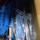 Volleyball Net for Backyard, Professional Portable Outdoor Heavy Duty Volleyball Net Set with Adjustable Aluminum Poles, Anti-Sag Design, Double Tension Adjuster for Beach, Grass |1680D Bag (Blue)