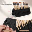 33pcs Paint Brush Set,Paint Brushes for Acrylic Painting, Oil, Watercolor,Professional Paintbrushes with Flat, Filbert, Fan, Palette Knife,ect.Art Supplies for Artists and Beginners