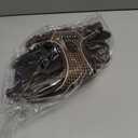 Puppia Conall Dog Harness H Houndstooth Pattern Sturdy Adjustable Neck and Chest Reflective for Small and Medium Dogs, Brown, Large