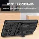 Samsung Galaxy S24 Case with Kickstand, Military Grade Full Body Shockproof Case for S24 Ultra 6.8''