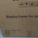 Baseball Card Display Case 24 Graded Sport Card Display Case Wall Mount with Clear View and UV Protection Acrylic Door for Baseball Football Basketball Hockey Trading Card Collection, Black (24-Vertical-Black-1Pack)