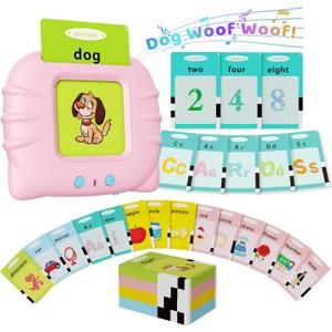 Toddler Toys Talking Flash Cards for 1 2 3 4 5 6 Year Old Boys and Girls, Autism Sensory Toys for Autistic Children, Learning Educational Montessori Speech Therapy 248 Sight Words Kids Gifts