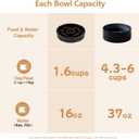 Raised Slow Feeder Dog Bowls, Elevated Dog Bowls Slow Feeder Set