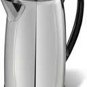 Farberware 12 Cup Electric Coffee Percolator, Coffee Maker with Stainless Steel Basket, Automatic Keep Warm, No-Drip Spout
