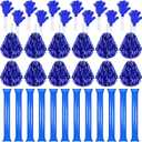 Sosation 36 Pcs Mexico Party Supplies Team Spirit Soccer Accessories Cheerleading Pom Poms Hand Clappers Party Favors and Thunder Sticks Noise Makers for Sporting Events