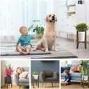 OERGKE Adjustable Plant Stand, Bamboo Mid Century Modern Indoor Plants Stands, Corner Flower Holder for Living Room, Fits 8 to 12 Inches Pots, (Pot & Plant Not Included)(Walnut, 1 Pack)