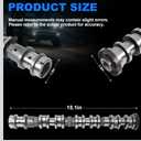 Left Side Intake Camshaft Fit for 2016-2024 Jeep Grand Cherokee Wrangler, Ram 1500, Chrysler Pacifica, Dodge Durango 3.6L V6# 5047912AC, 05047912AD