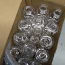 Irenare 50 Pcs 4 oz Plastic Squeeze Bottles Bulk Hair Oil Applicator Bottles Boston Empty Squeeze Condiment Bottle with Twist Top Cap Leak Proof for Liquids Oils Art Crafts Household Kitchen (Clear) (White)