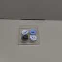 BIBS Pacifiers - Colour 4 Pack | Round Nipple Baby Pacifier | BPA Free Natural Rubber Latex Soother | Made in Denmark | Size 6-18 Months | Blue Colors