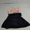 Heytalala Women's One Piece Swimsuit Ruffle Cutout Swimdress Tummy Control V Neck Wrap Swimwear (Medium)