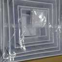 8 Pcs White Acrylic Boxes for Display as Buffet Risers and Stands, Food Risers for Party, Table, Stands, including 10", 9", 8", 7", 6", 5", 4", 3" (Large, 8Pcs, White)