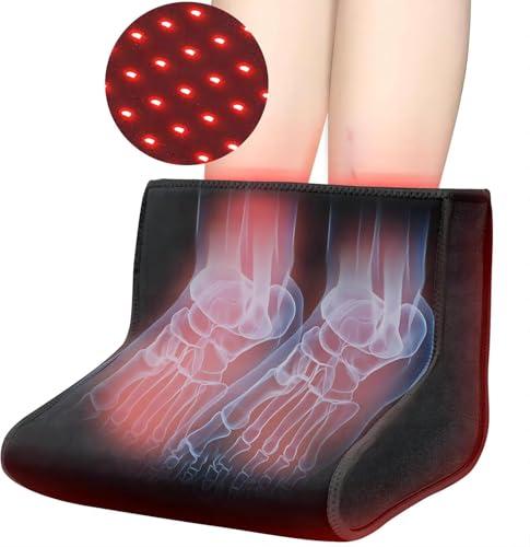 New FSA HSA Eligible Red Light Therapy for Feet, Dual Wavelength 160 LEDs for Foot Pain Relief, with Adjustable Power and Time Controller