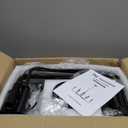 Black Chandelier, 6 Light Farmhouse Chandelier for Dining Room Light Fixture, Pre-assembled Dining Room Chandelier with Adjustable Metal Chain, for Dining Table/Kitchen/Office/ Living Room/Bedroom