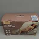 Massage Mat, Detachable Neck Massager, Full Body Vibration Heating, Massage Pad with 10 Vibrating Motors and 9 Speed Settings for Home Office Use, Gift for Men Women Parents Christmas,Black