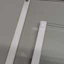 2PCS Glass Cutting Board with Silicone Grip, 80% Stronger Shatter Resistance and Slip Resistance,No Scratches/Microplastic-Free,Dishwasher Safe, Non Toxic Chopping Board for Kitchen (White)